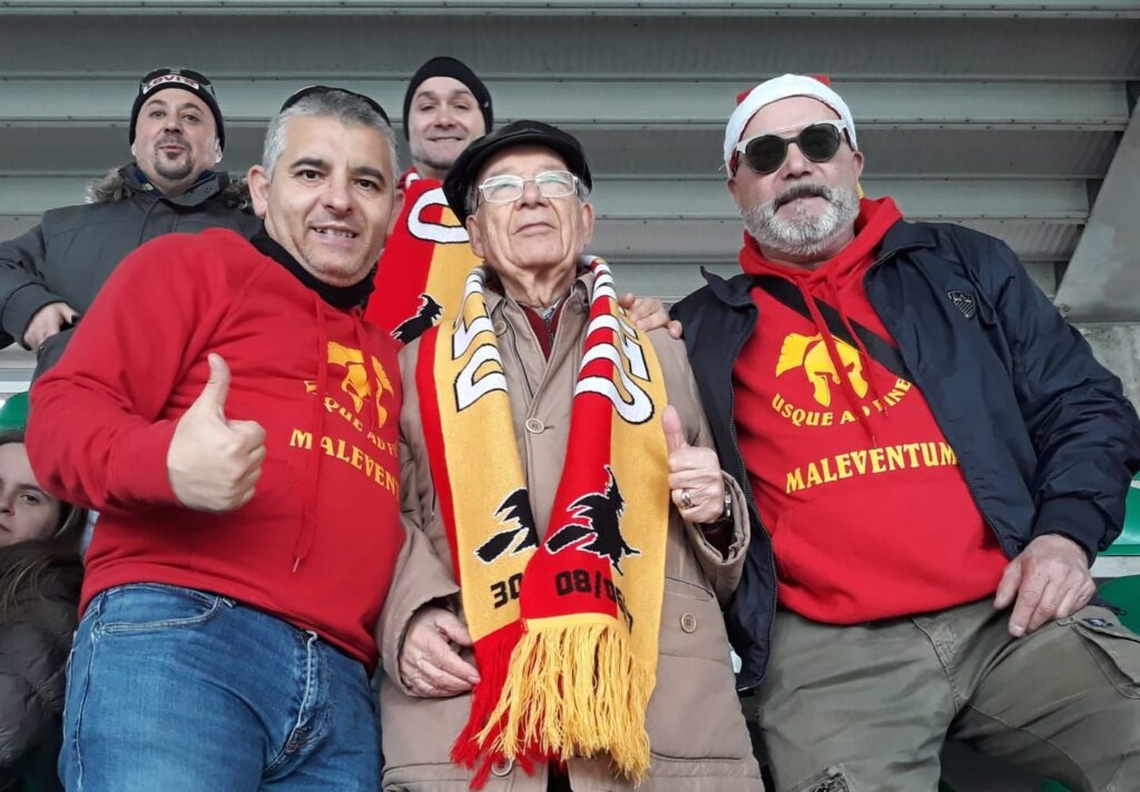 Iacobelli tifoso Benevento Stregoni del Nord