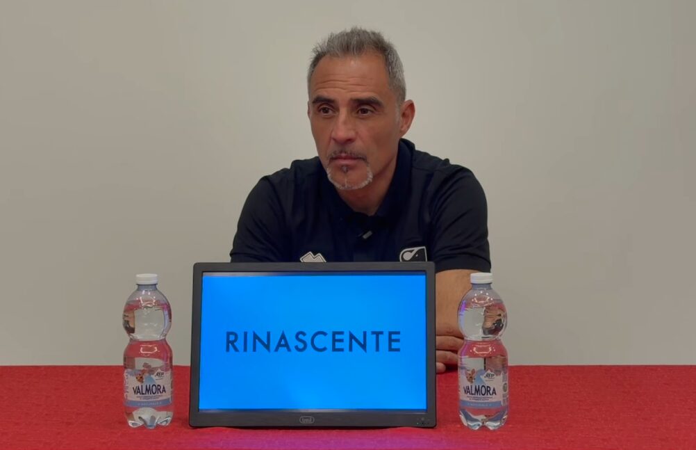 Benevento Catania la conferenza di Toscano