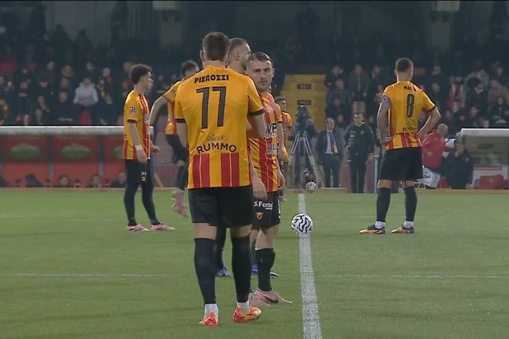 pierozzi lamesta benevento catania inizio