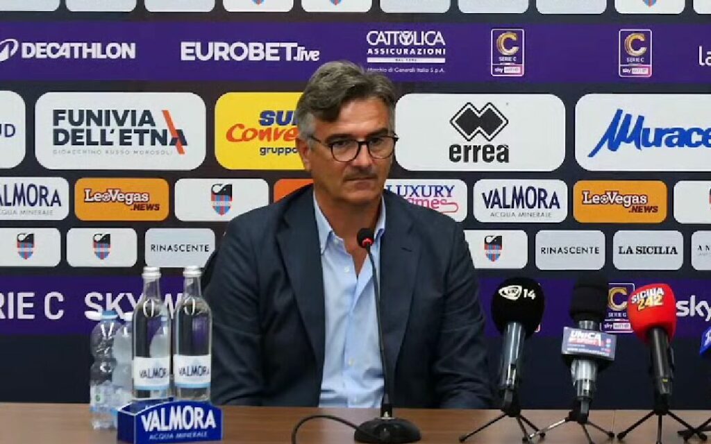 Catania esonero Ivano Pastore