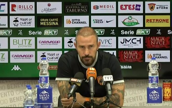 Benevento Floro Flores conferenza stampa Sudtirol